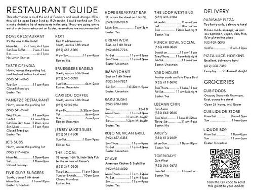 Restaurant Guide
